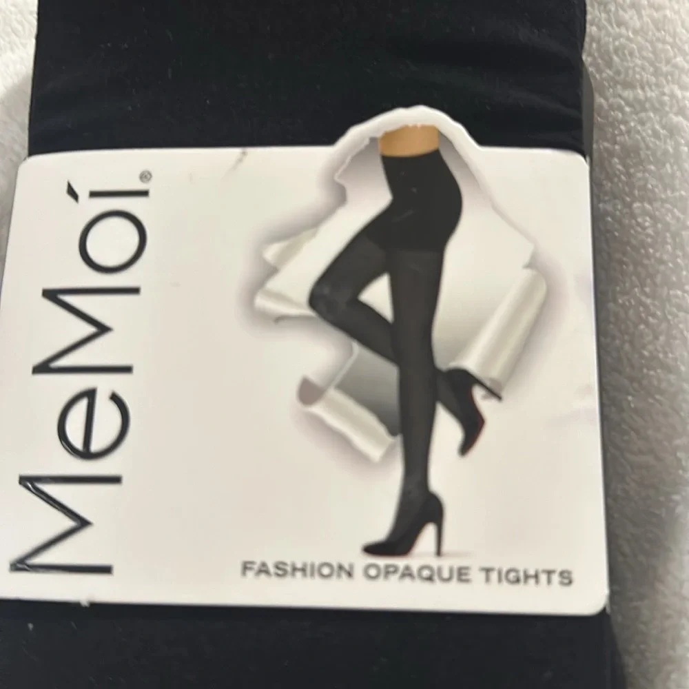 NWT MeMoi Opaque Tights - 2 Pair Size M/L